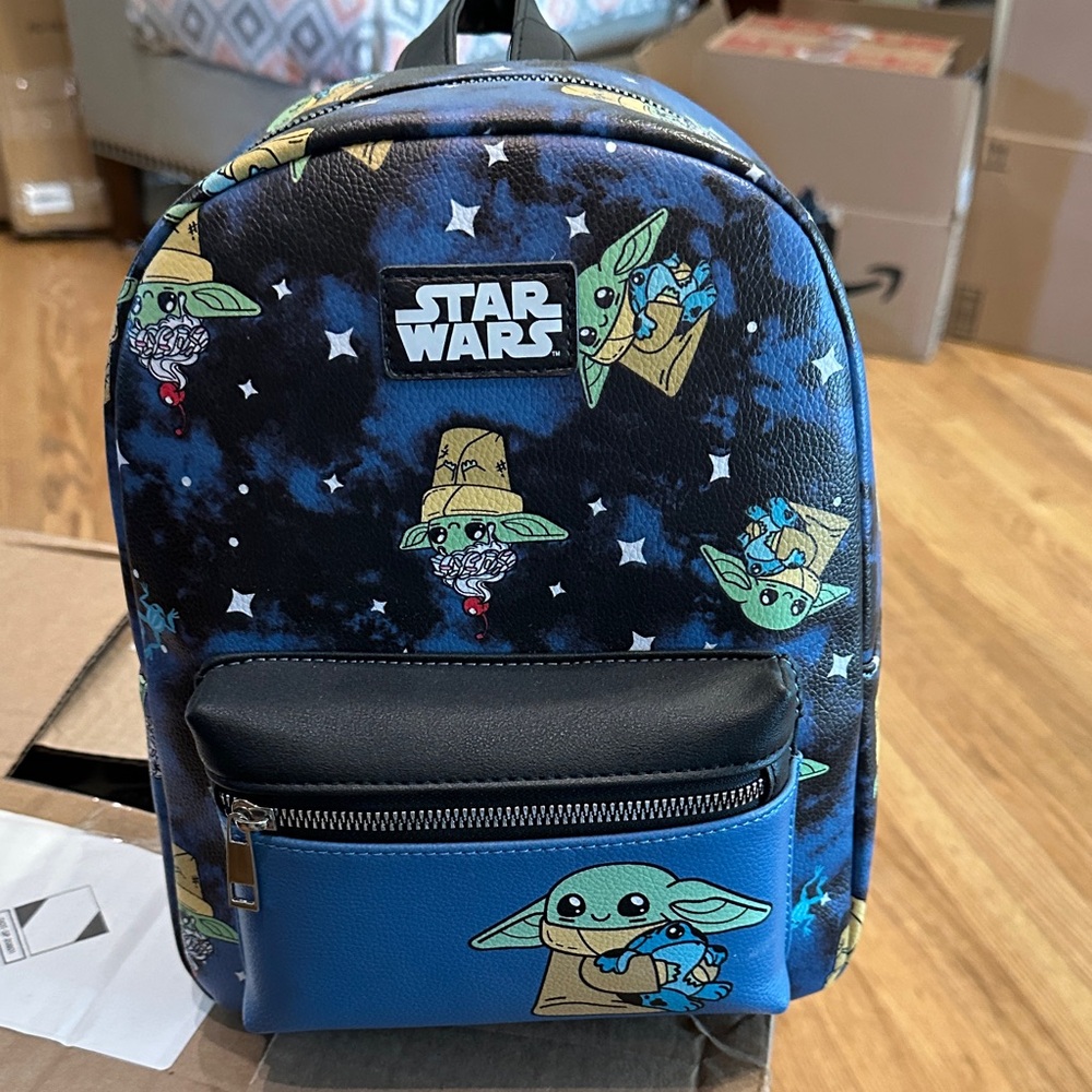 Mandalorian Mini Backpack - Star Wars Official Licensed Bag NWT Bioworld
